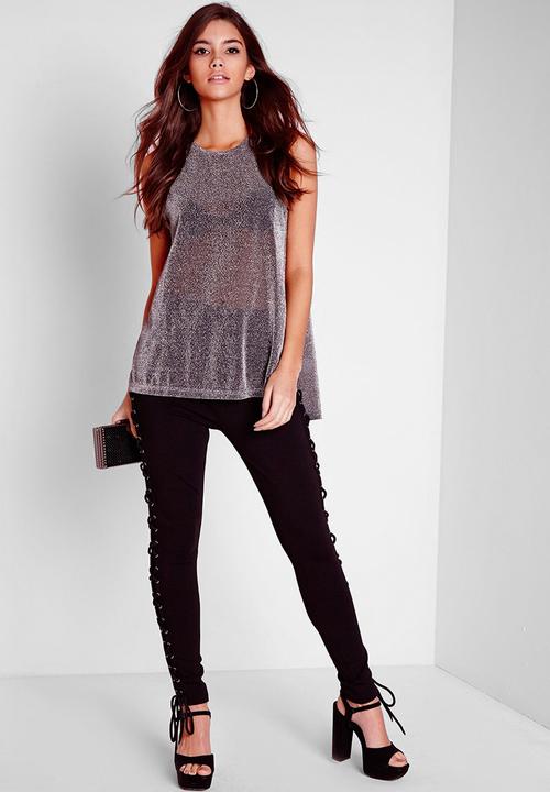 Missguided - Tab Side Tunic Top