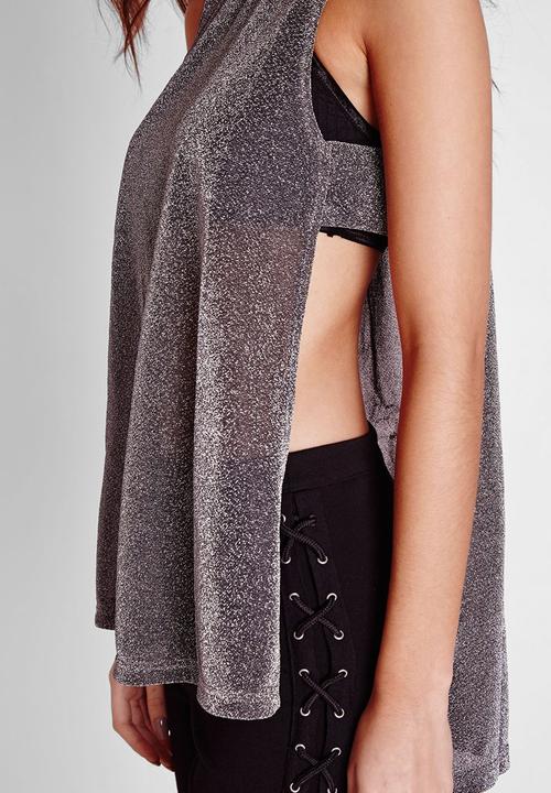 Missguided - Tab Side Tunic Top