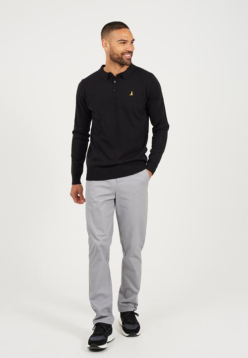 Brave Soul - Branded Button Placket - Jet Black