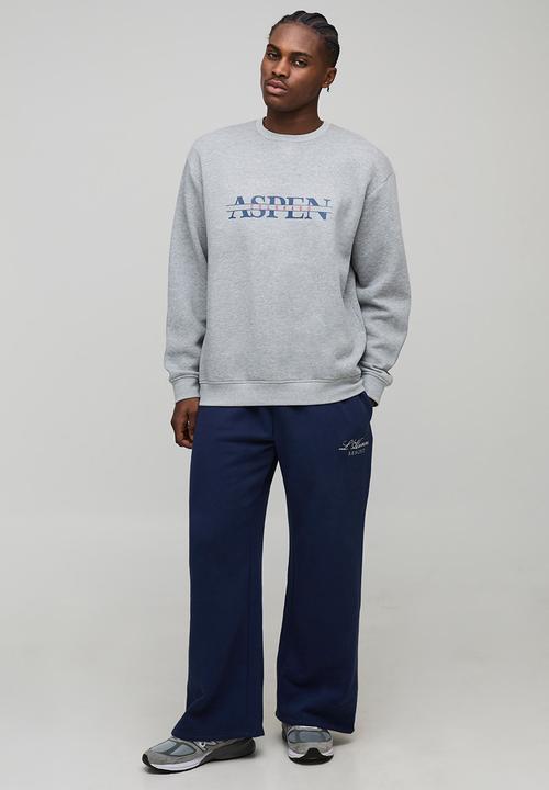 boohooMAN - Oversized Aspen Sweatshirt - Grey Marl