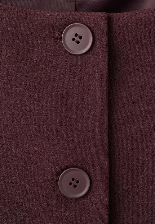 MANGO - Vest avay - dark red