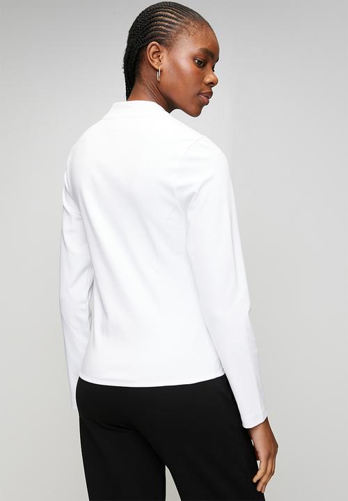 POLO - Wmn Scarlett Long Sleeve Track Top - White