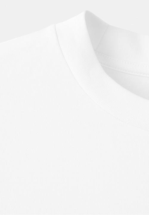 MANGO - T-shirt iris - white
