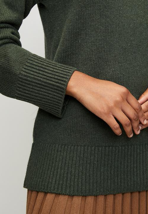 POLO - Wmn May Ls Relaxed Jersey - Olive