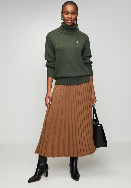 POLO - Wmn May Ls Relaxed Jersey - Olive
