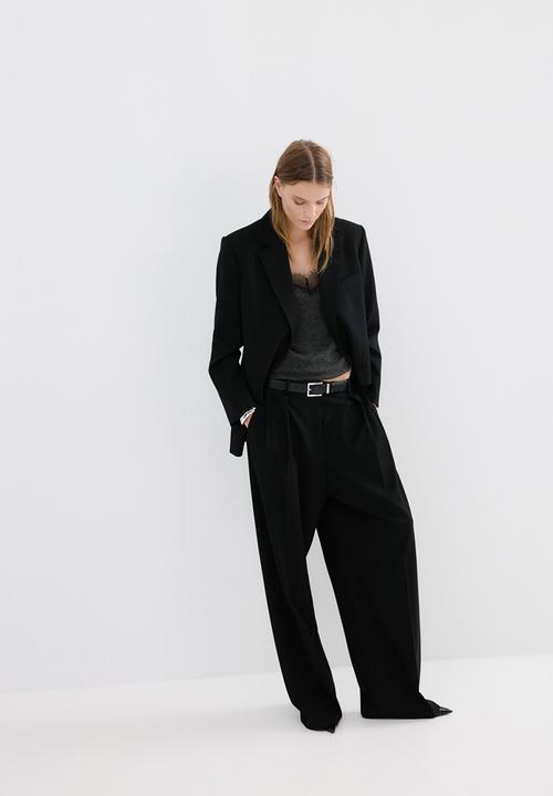 MANGO - Top verona- dark grey