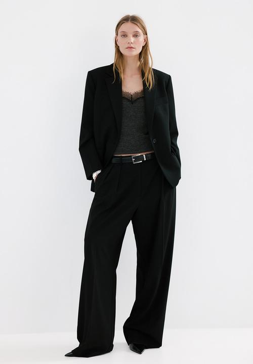 MANGO - Top verona- dark grey
