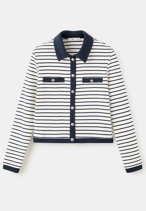 MANGO - Cardigan porto- navy
