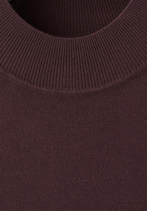 MANGO - Knitwear Dress Pomodore- dark brown