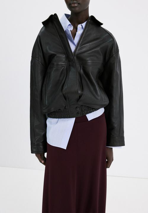 MANGO - Skirt arlet- dark red