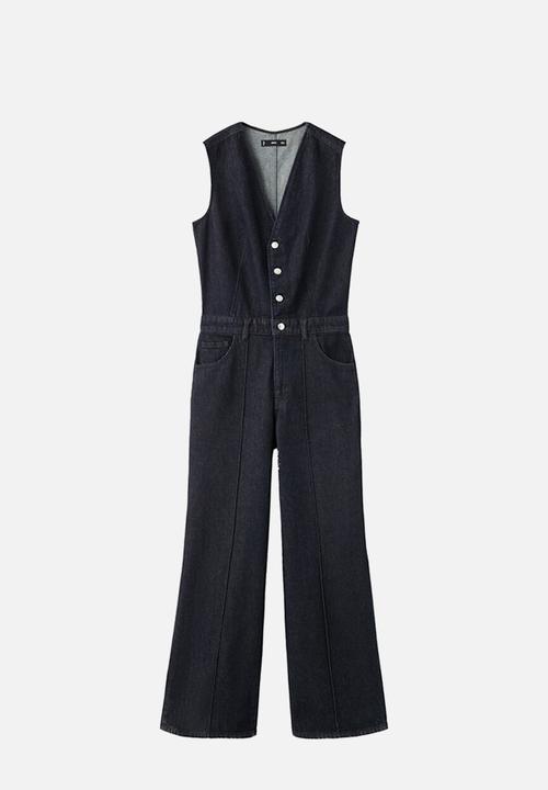 MANGO - Jumpsuit odette - open blue