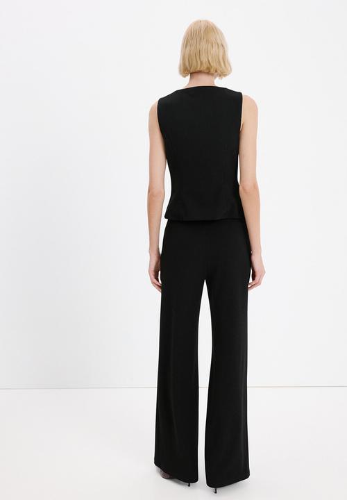 MANGO - Trousers avay - black