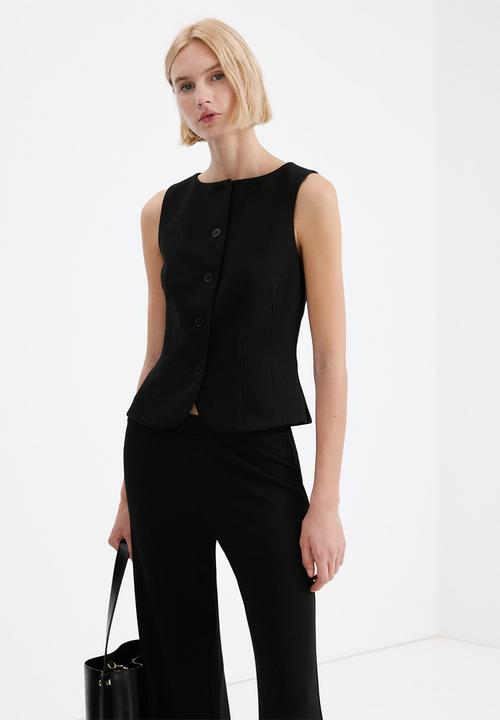 MANGO - Trousers avay - black