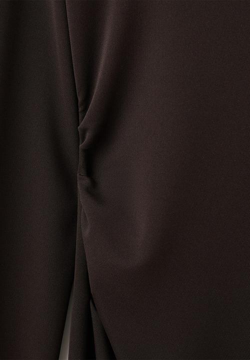 MANGO - Dress bellini - dark brown