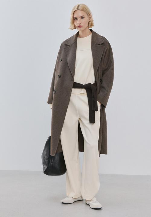 MANGO - Sweatshirt pique  -  light beige