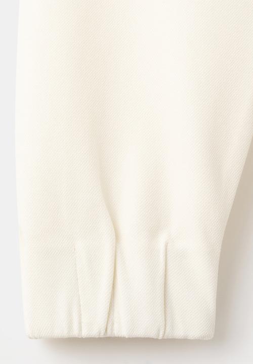 MANGO - Sweatshirt pique  -  light beige