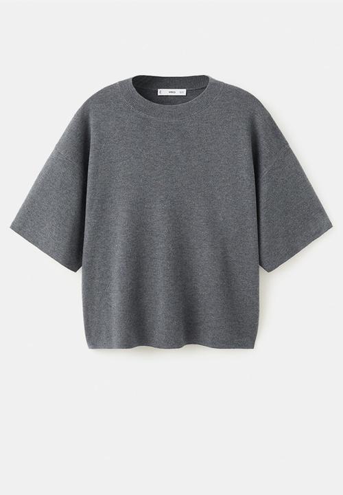 MANGO - Sweater brunito- charcoal