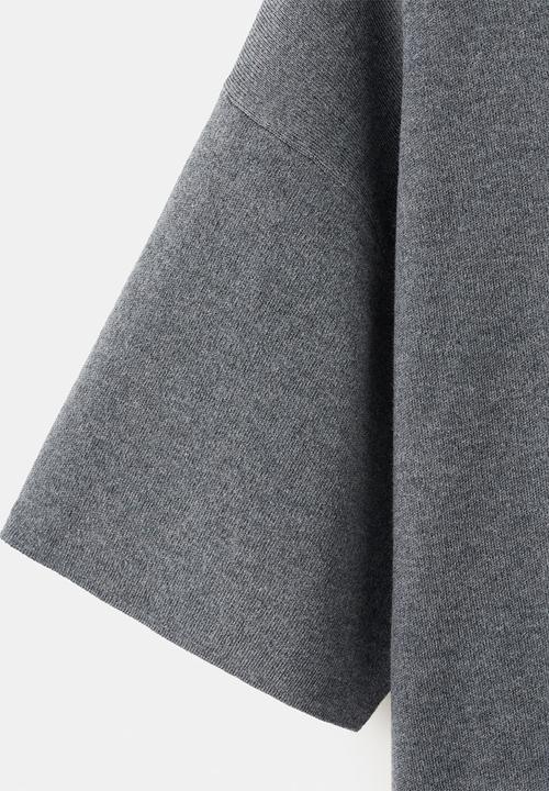 MANGO - Sweater brunito- charcoal