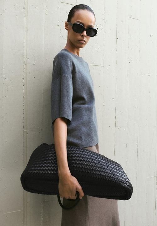 MANGO - Sweater brunito- charcoal