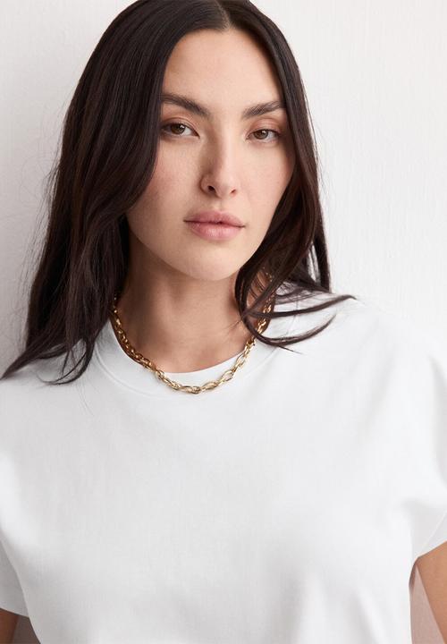 MANGO - T-shirtsevilla - white