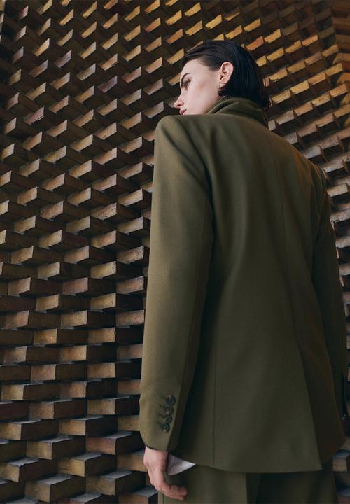 MANGO - Blazer paris - khaki