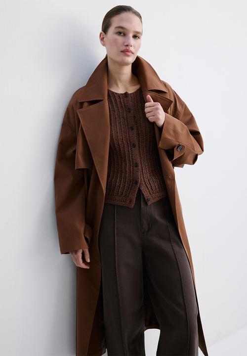 MANGO - Jeans paloma - dark brown