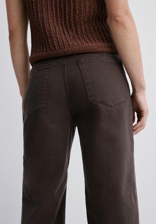 MANGO - Jeans paloma - dark brown
