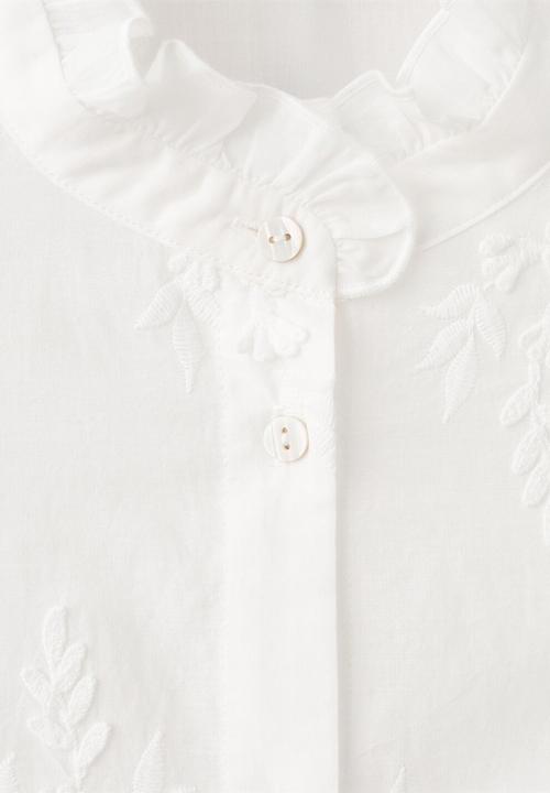 MANGO - Blouse rufla- natural