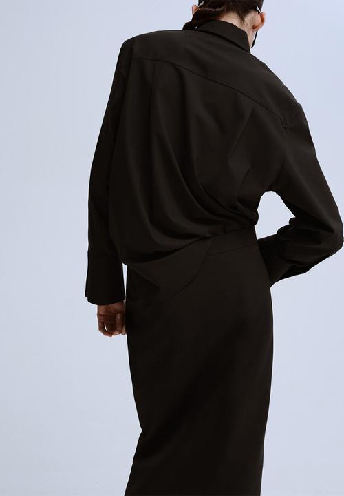 MANGO - Shirt aura - dark brown
