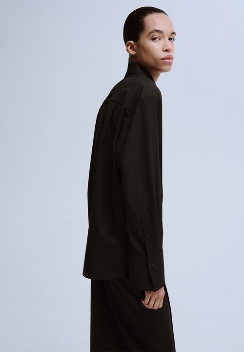 MANGO - Shirt aura - dark brown