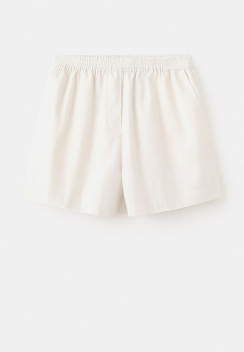 MANGO - Shorts franca- light beige