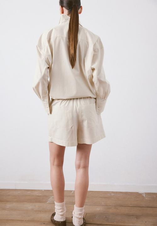 MANGO - Shorts franca- light beige