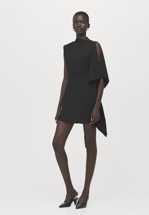 MANGO - Dress moon - black