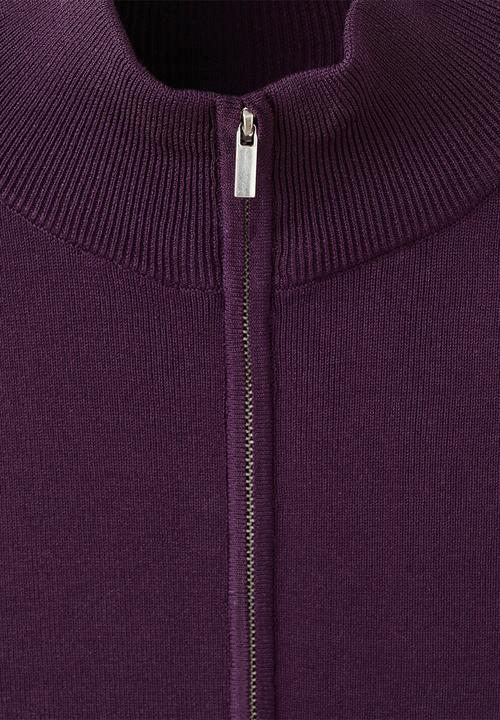 MANGO - Cardigan barneda - dark red