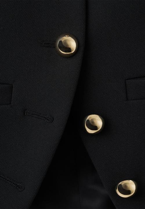 MANGO - Jacket negroni - black