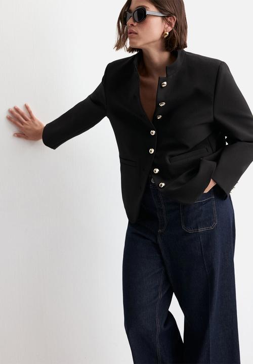 MANGO - Jacket negroni - black