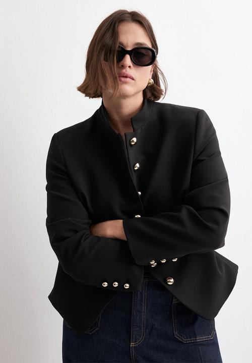 MANGO - Jacket negroni - black