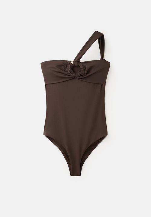 MANGO - Swimsuit tracia- brown