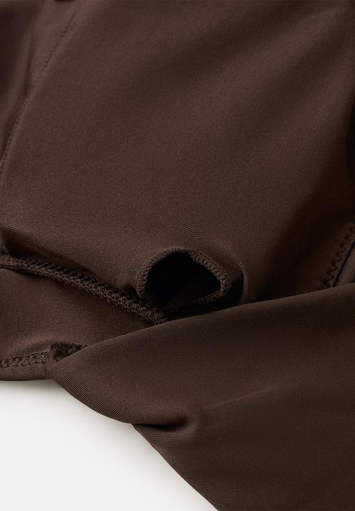 MANGO - Swimsuit tracia- brown