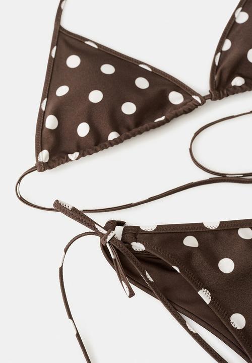 MANGO - Bikini top calesia- brown