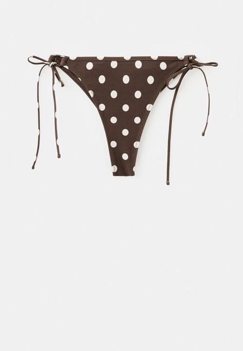 MANGO - Bikini pantie calesia - brown