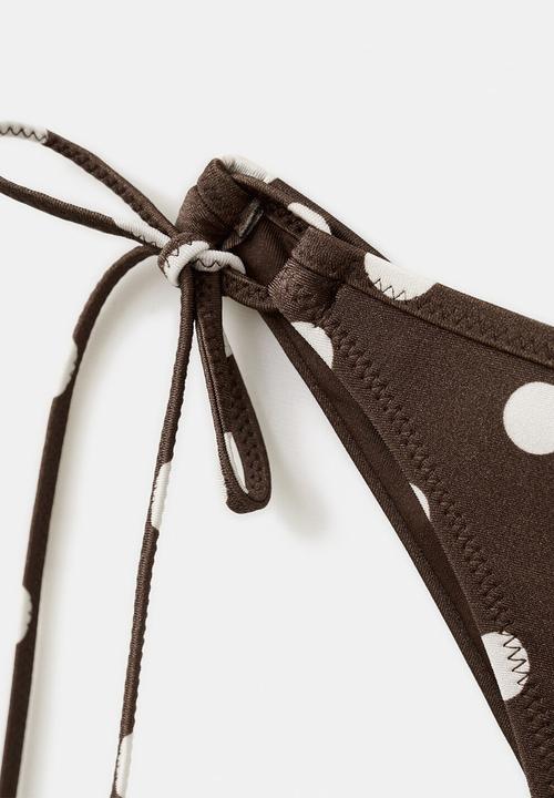 MANGO - Bikini pantie calesia - brown