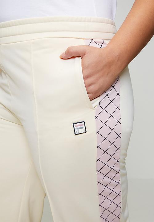FILA - Plus Keshia Pants - Antique White & Pale Lilac