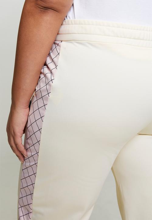 FILA - Plus Keshia Pants - Antique White & Pale Lilac