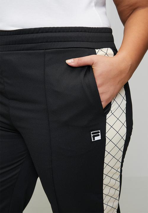 FILA - Plus Keshia Pants - Black & Antique White
