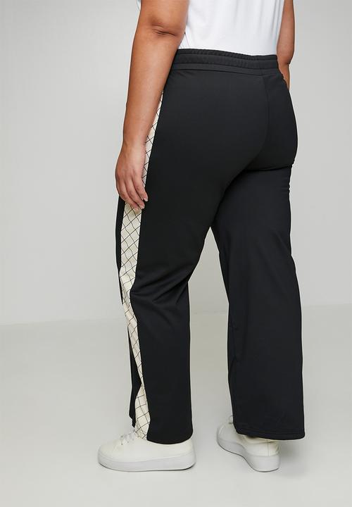 FILA - Plus Keshia Pants - Black & Antique White