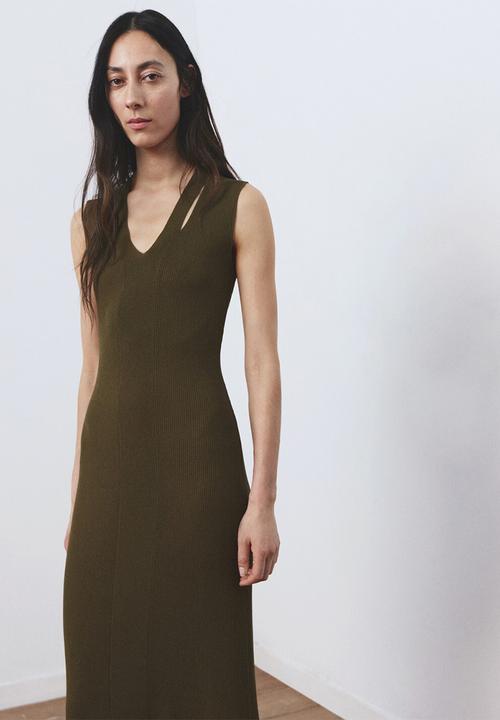 MANGO - Dress casandra - beige/khaki