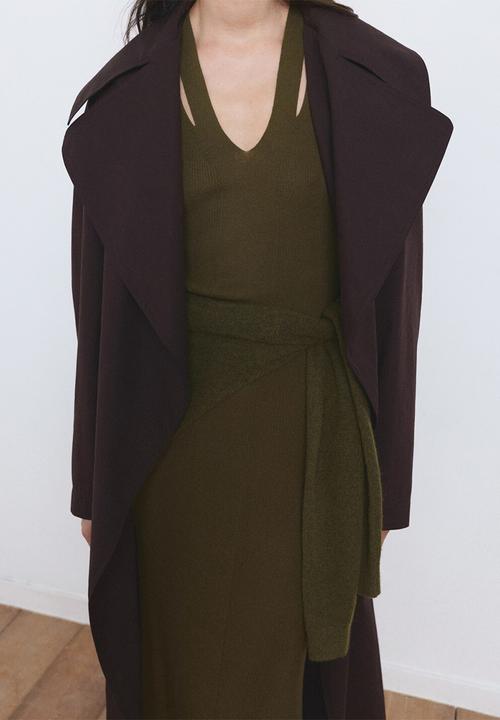 MANGO - Dress casandra - beige/khaki