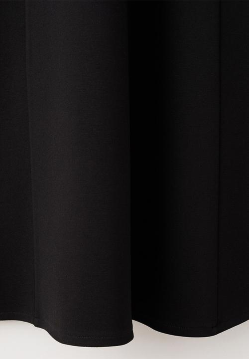 MANGO - Dress letin - black