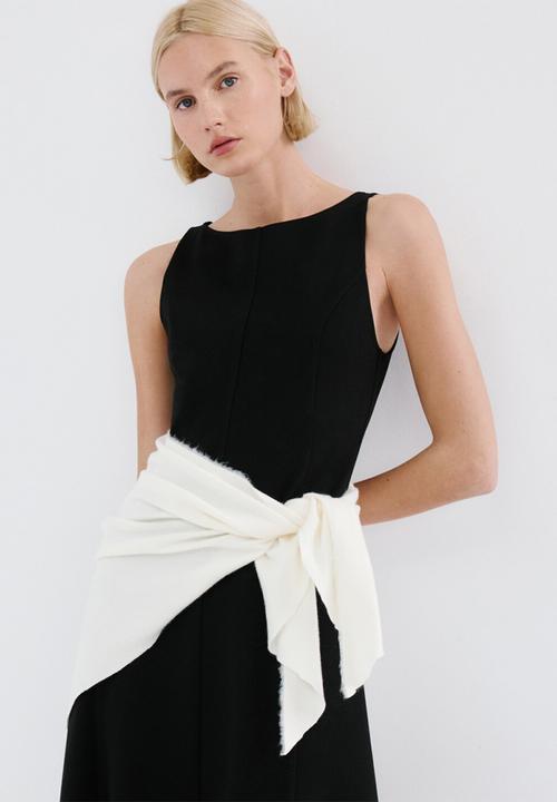 MANGO - Dress letin - black